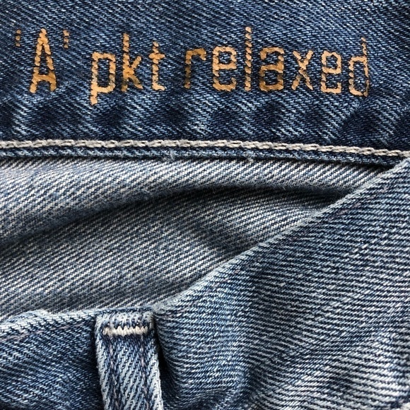 7 For All Mankind A Pocket Straight Leg Button Fly Jeans Size 29 - Picture 6 of 11